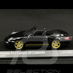 Porsche 911 Carrera 4S Cabriolet Typ 997 2006 Schwarz 1/43 Minichamps 400065331