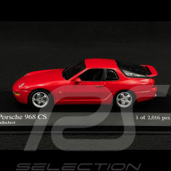 Porsche 968 CS Clubsport 1993 indischrot 1/43 Minichamps 400062321