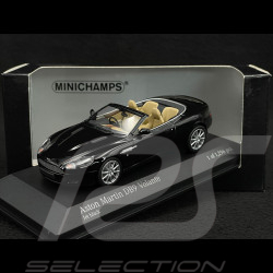Aston Martin DB9 Volante Cabriolet 2009 Jet Black 1/43 Minichamps 430144024