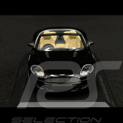 Aston Martin DB9 Volante Cabriolet 2009 Noir Jet Jet Black 1/43 Minichamps 400137330