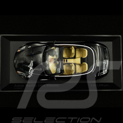 Aston Martin DB9 Volante Cabriolet 2009 Schwarz Jet Jet Black 1/43 Minichamps 430144024