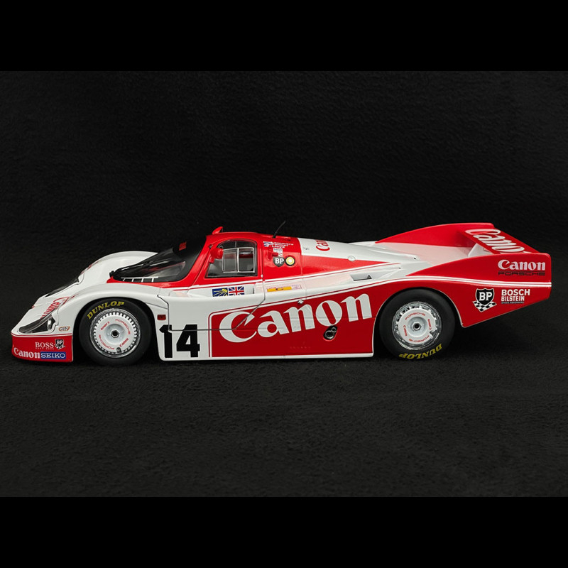 Voiture Miniature Porsche 956 Le Mans 1983 - Solido 1/18 - Bleue - Neuve En Boîte
