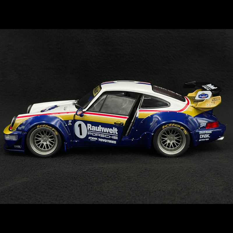 Solido 1:18 Porsche 911 (964) RWB Rauh-Welt 2022 azul / blanco / rojo / oro  S1807505 modelo coche S1807505 421182550 3663506020537