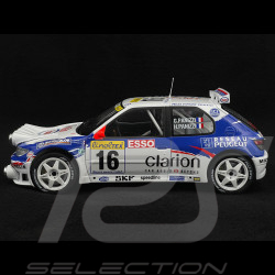 Peugeot 306 Maxi n° 16 Rallye Monte Carlo 1992 1/18 Solido S1808303