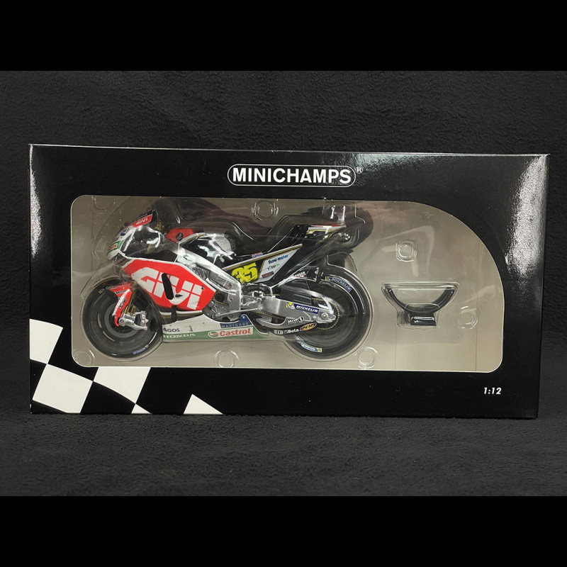 Horloge Miniature Cal Crutchlow Sur Honda Moto GP – édition 2016, 20x30 Cm