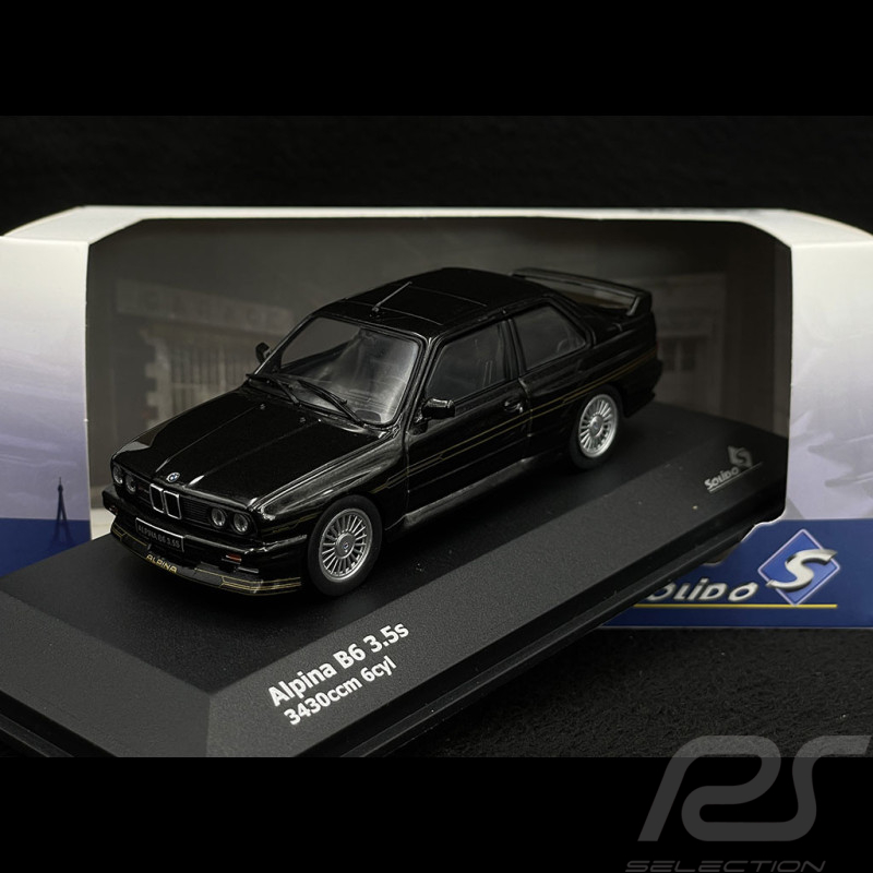 BMW E30 B6 Alpina 1989 Diamantschwarz 1/43 Solido S4312002