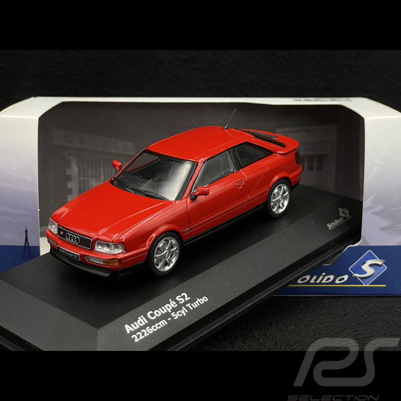 Audi S2 Coupé 1992 Rouge Laser 1/43 Solido S4312201