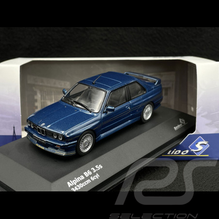BMW E30 B6 Alpina 1989 Alpina Blue 1/43 Solido S4312001