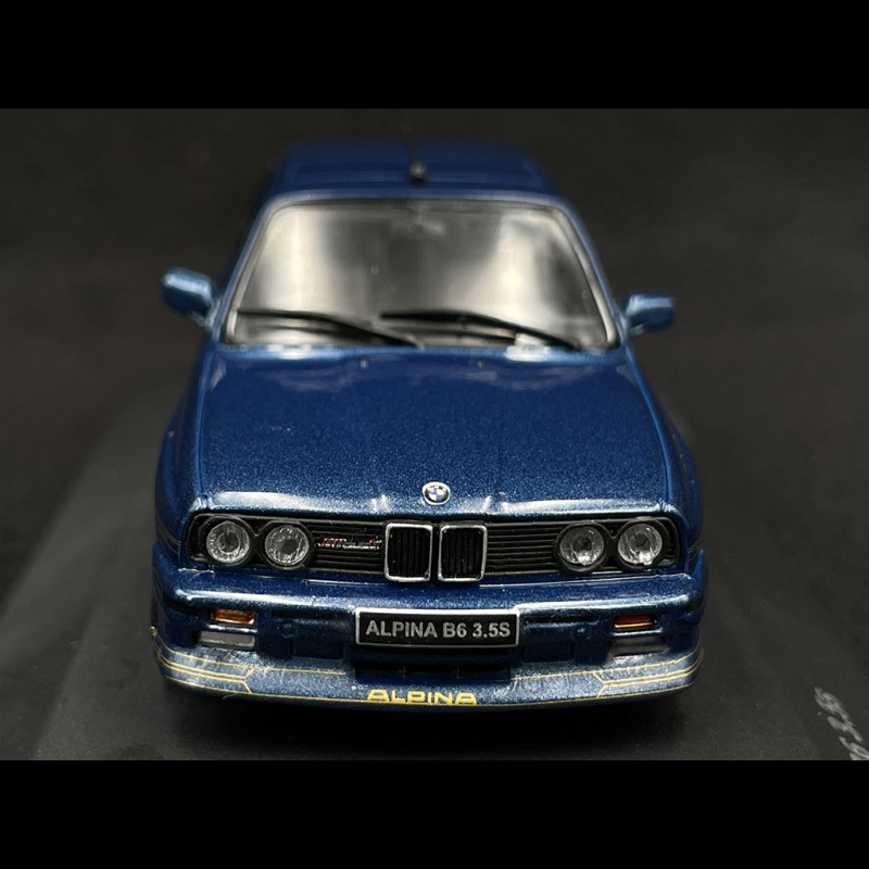 BMW ALPINA E30 B6 3.5S Bleu 1990 – Solido 1/43 S4312001 Neuve Sous Blister