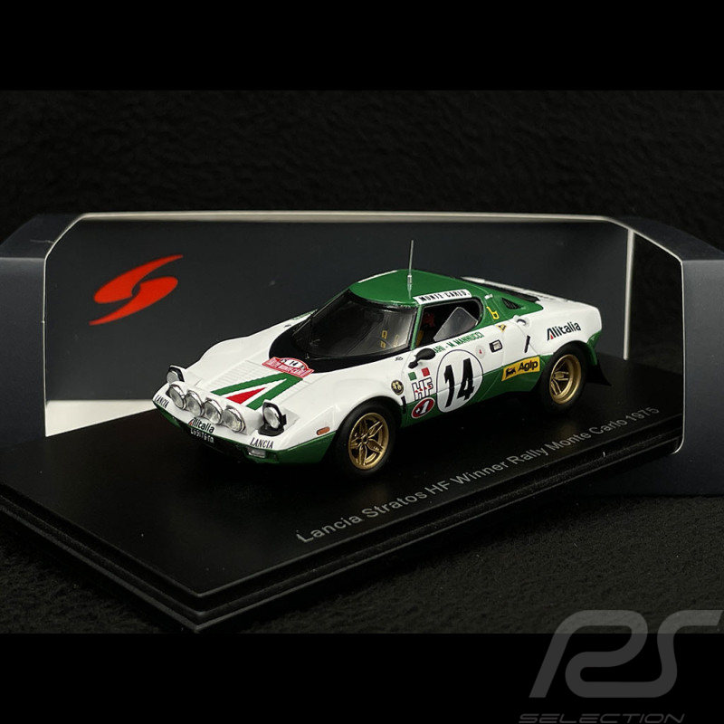 Lancia Stratos HF n° 14 Sieger Rallye Monte Carlo 1975 1/43 Spark S9078