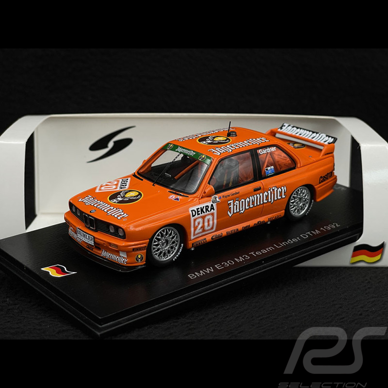 Wayne Gardner BMW M3 E30 n° 20 DTM 1992 1/43 Spark SG605