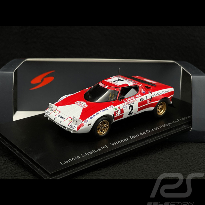 Lancia Stratos HF n° 2 Vainqueur Tour de Corse 1974 1/43 Spark S9074