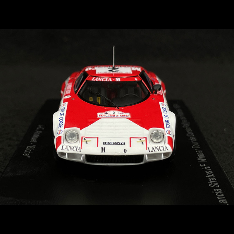 Miniature Lancia Stratos HF Marlboro 1/43 Par HPI – Andruet, Tour De Corse 1974 – Rare Occasion