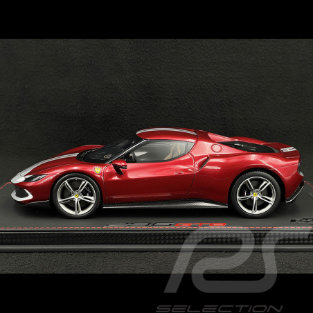 Ferrari 296 Assetto Fiorano 2021 Rouge Imola métallisé 1/18 BBR Models P18211B1