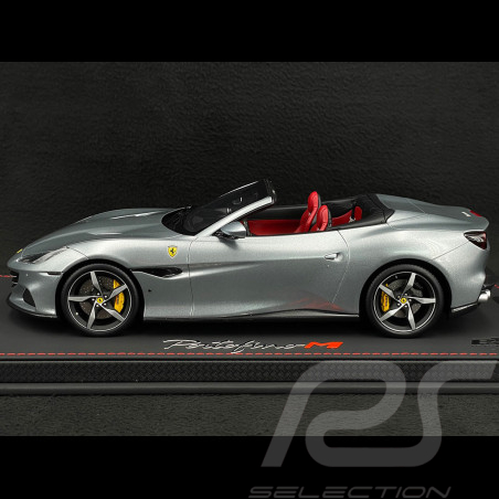 Ferrari Portofino M Spider 2021 Argento Titanio 1/18 BBR Models P18193l