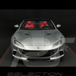 Ferrari Portofino M Spider 2021 Argento Titanio 1/18 BBR Models P18193l