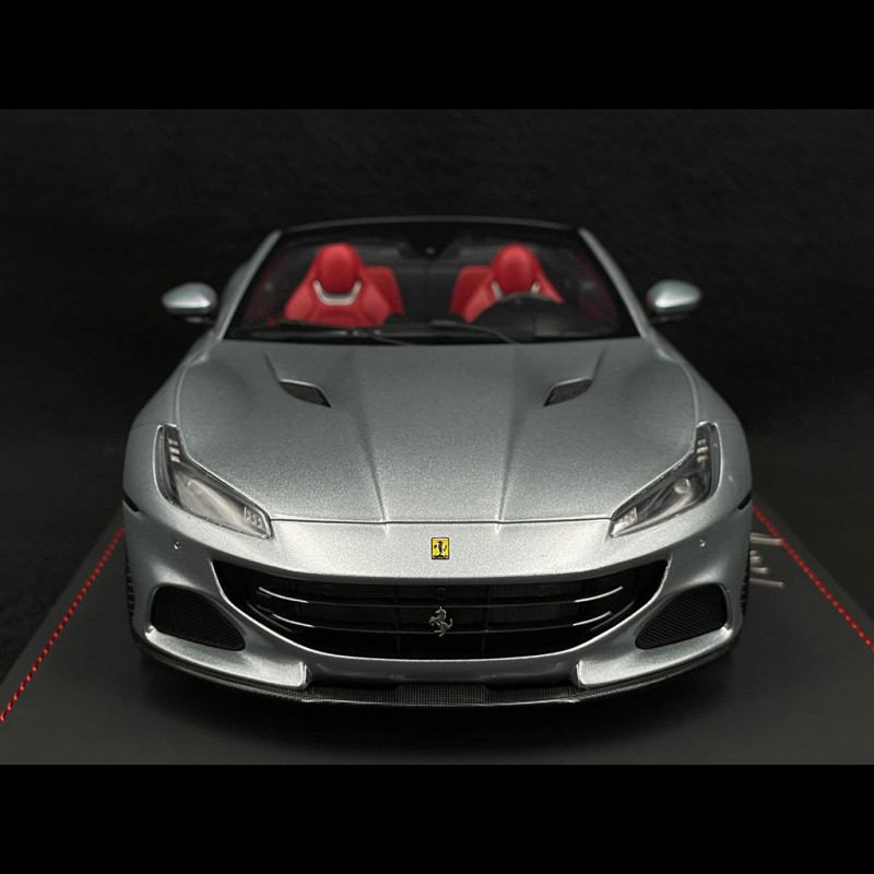Ferrari Portofino M Spider 2021 Argento Titanio 1/18 BBR