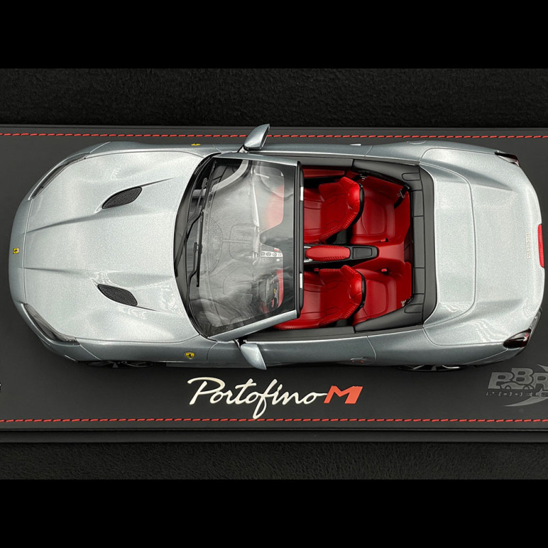 自動車 BBR-MODELS - FERRARI - PORTOFINO 1/18 BBR Models 1:18 Ferrari Portofino white / gray P18157AWF