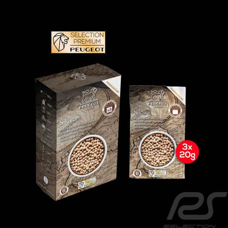 Peugeot Poivre Blanc de Madagascar Sikara 3 x 20 g