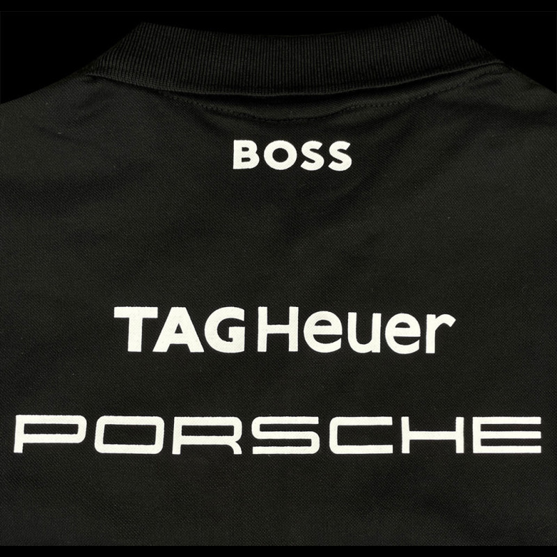 Porsche Polo-Shirt Motorsport BOSS Tag Heuer Black - men