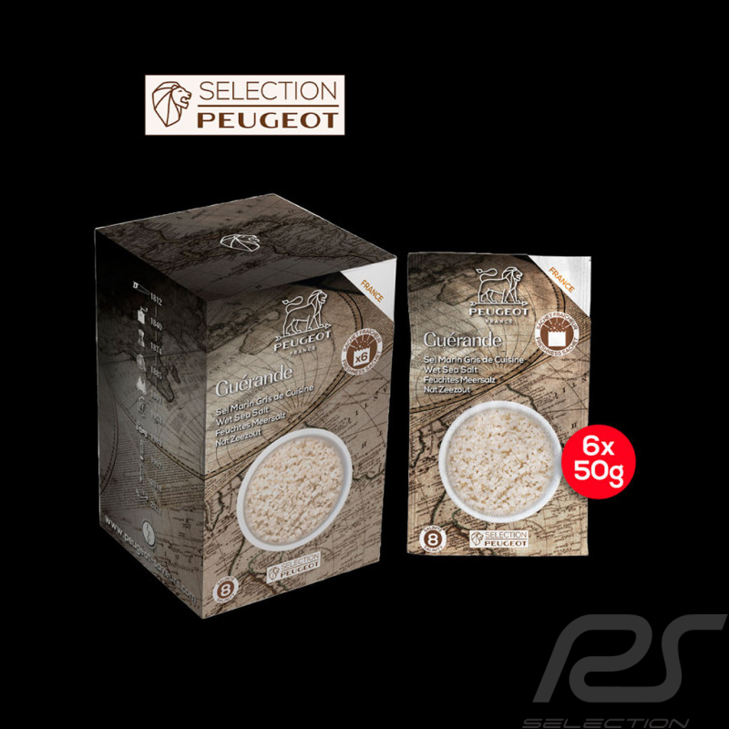 Peugeot Feuchtes Meersalz 6 x 50 g