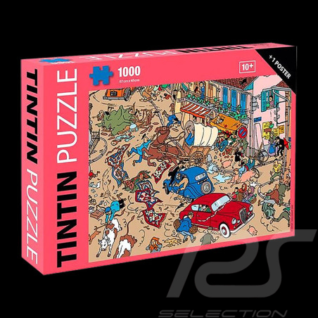 Puzzle Tintín Accidente en...
