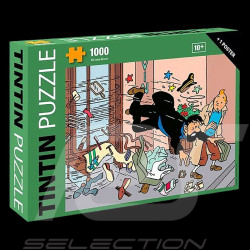 Puzzle Tintin Chute porte tambour - L’Affaire Tournesol 1000 pièces 67 x 48 cm 81555