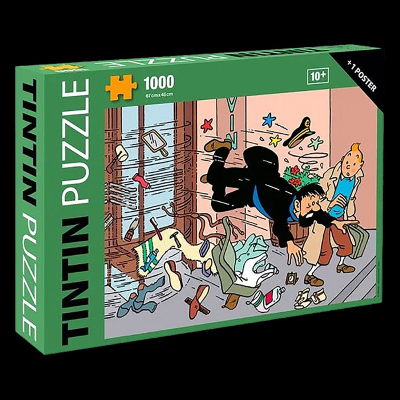 Tintin Jigsaw Puzzle Fall in revolving door - The Calculus Affair