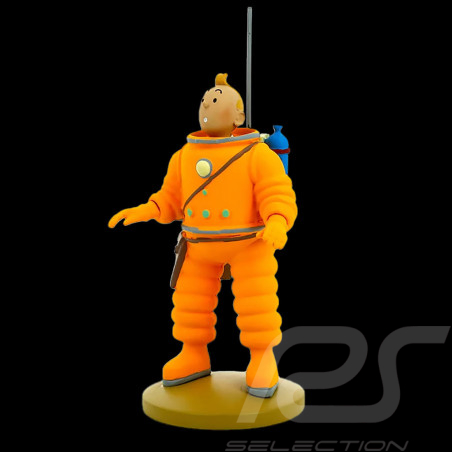Figurine Tintin Cosmonaute - On a marché sur la Lune Résine 12 cm 42186