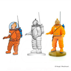 Figurine Tintin Cosmonaut - Explorers on the Moon Resin 12 cm 42186