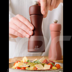 Duo of Peugeot Pepper and Salt mills Wood - Tahiti Terre Cocoa Brown / Hazelnut Brown