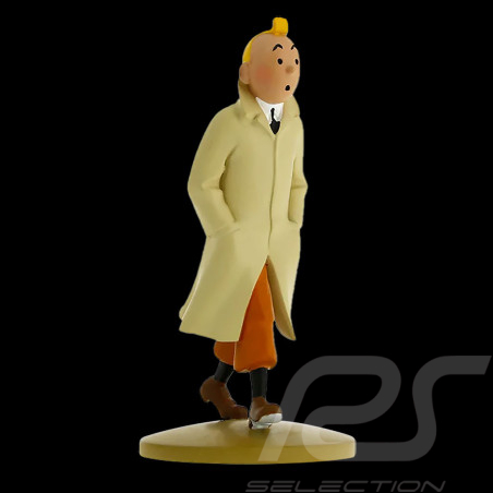 Figurine Tintin Trench coat - Le Crabe aux Pinces d'Or Résine 12 cm 42190