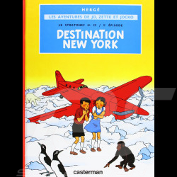 Airplane Tintin - Jo, Zette & Jocko: Destination New-York - American fighter plane 16 cm 29555