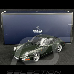 Porsche 911 Carrera 4 Type 964 1992 Metallic Dark Green 1/18 Norev 187321