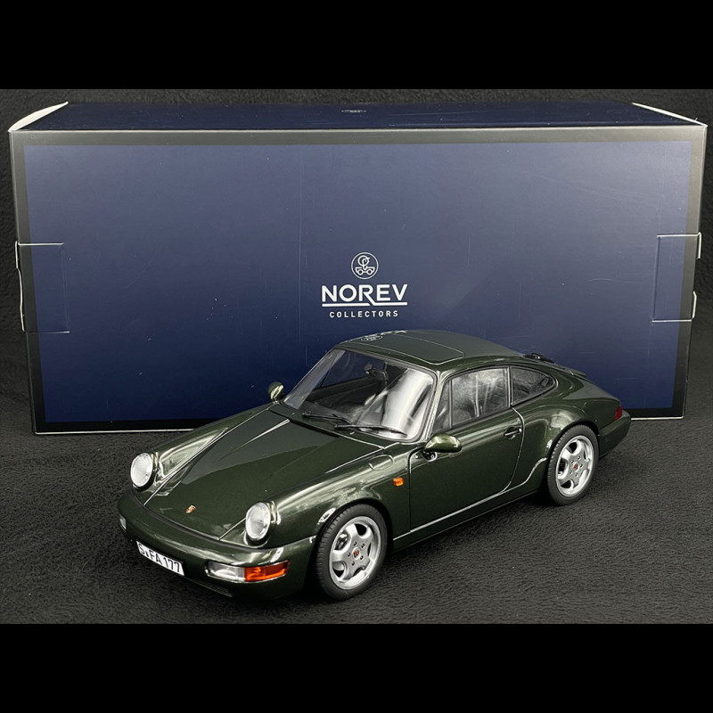 Porsche 911 Carrera 4 Type 964 1992 Metallic Dark Green 1/18