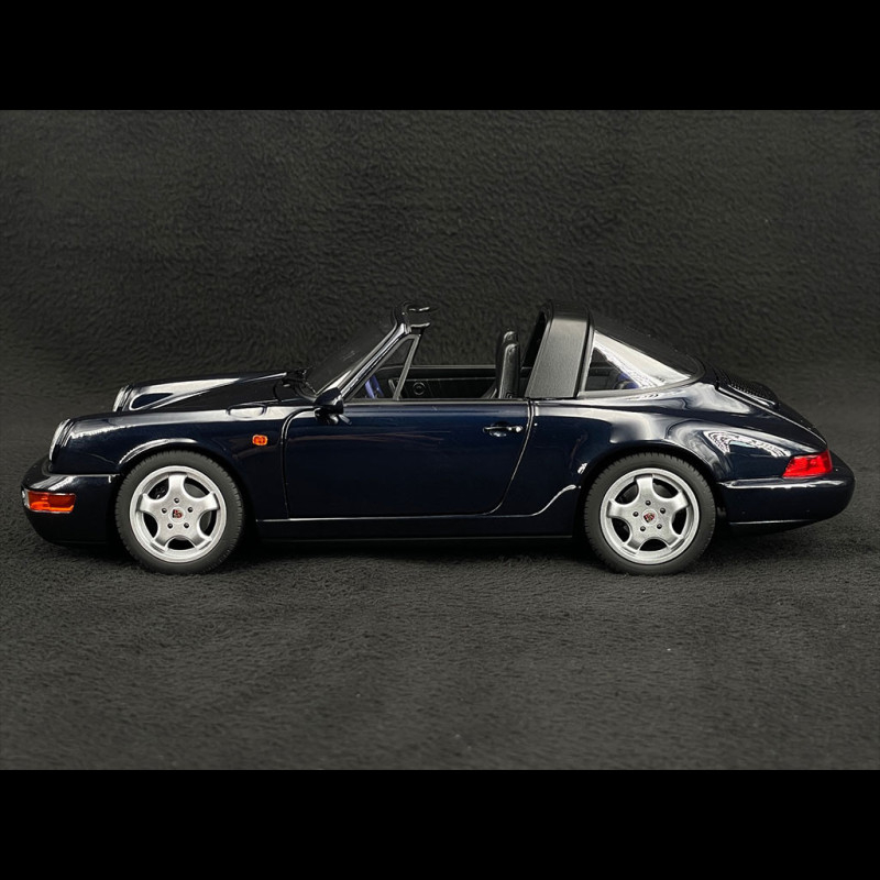 Porsche 911 Carrera 4 Coupé Type 964 1990 Dark blue metallic 1/18 Norev 187324