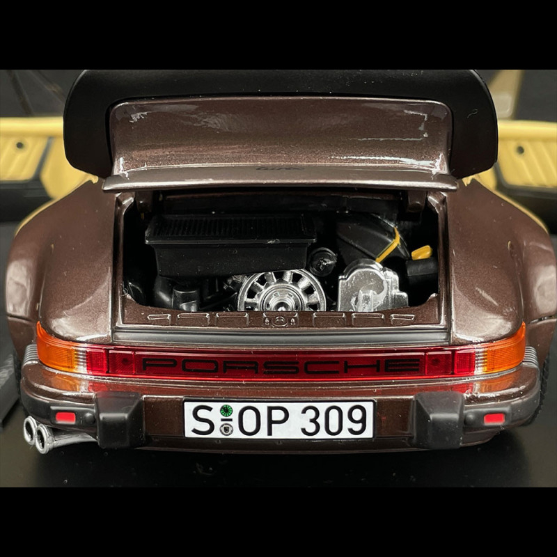 Norev Porsche 911 930 Turbo Targa Brown 1/18 Diecast Car