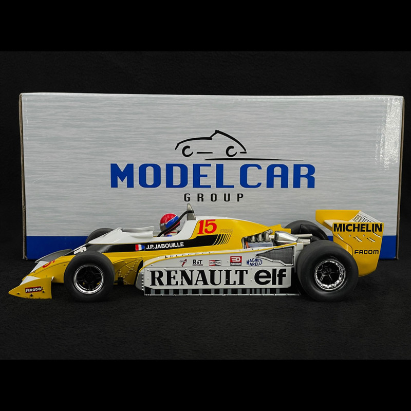 Jean-Pierre Jabouille Renault RS10 n° 15 Winner GP France 1979 F1 1/18 MCG  MCG18616F