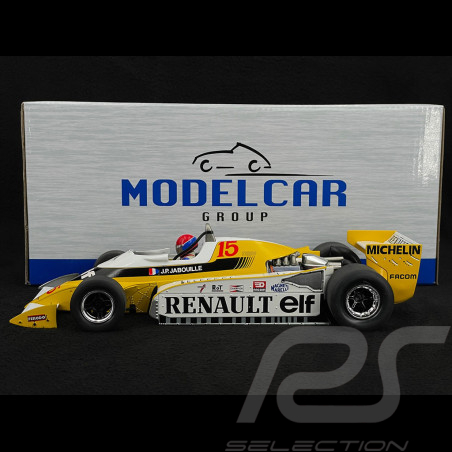 Jean-Pierre Jabouille Renault RS10 n° 15 Vainqueur GP France 1979 F1 1/18 MCG MCG18616F