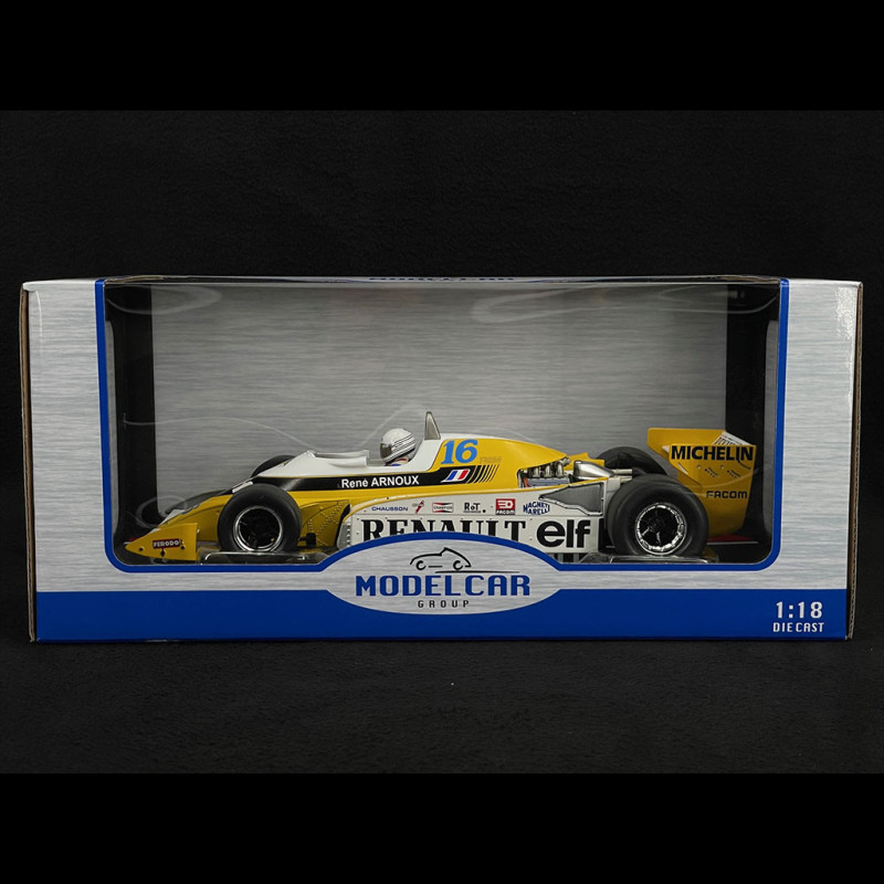 OPO 10 Voiture Miniature Formule 1 1/43 Renault RS10 René Arnoux 1979 - Modèle Métal Ixo