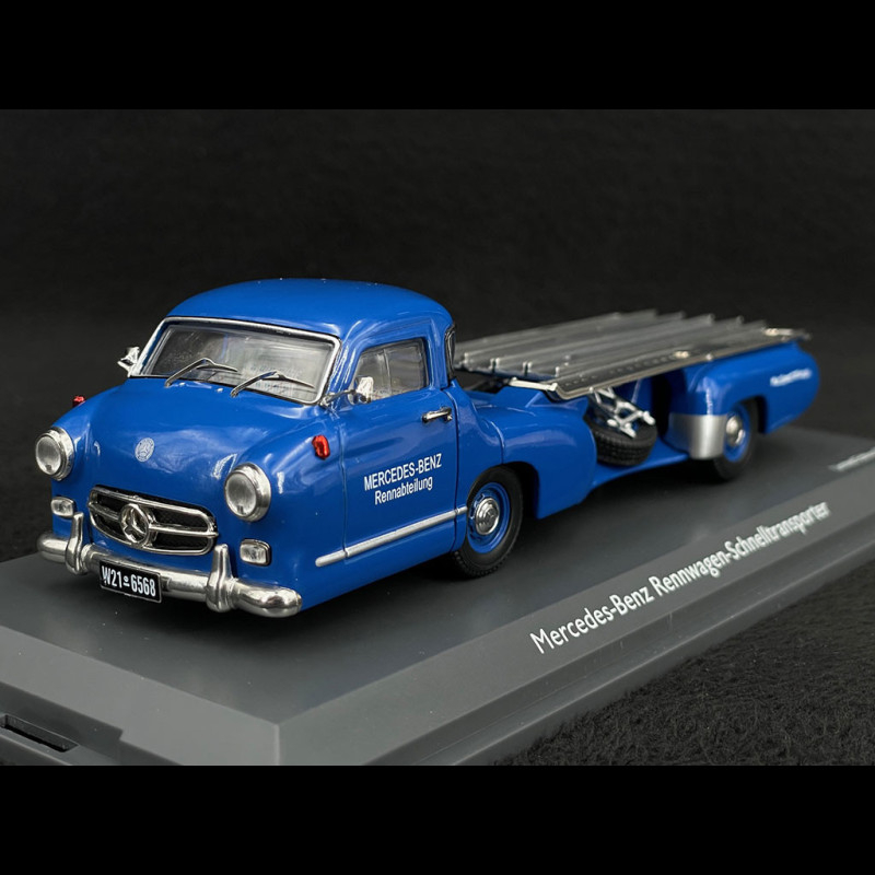 Mercedes - Benz Racing Car Transporter 1955 Wonder Blue 1/43 Schuco  450253800