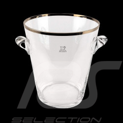 Glass Champagne bucket Platinum Finish Peugeot 22 cm