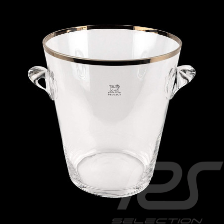 Glass Champagne bucket Platinum Finish Peugeot 22 cm