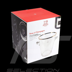 Glass Champagne bucket Platinum Finish Peugeot 22 cm