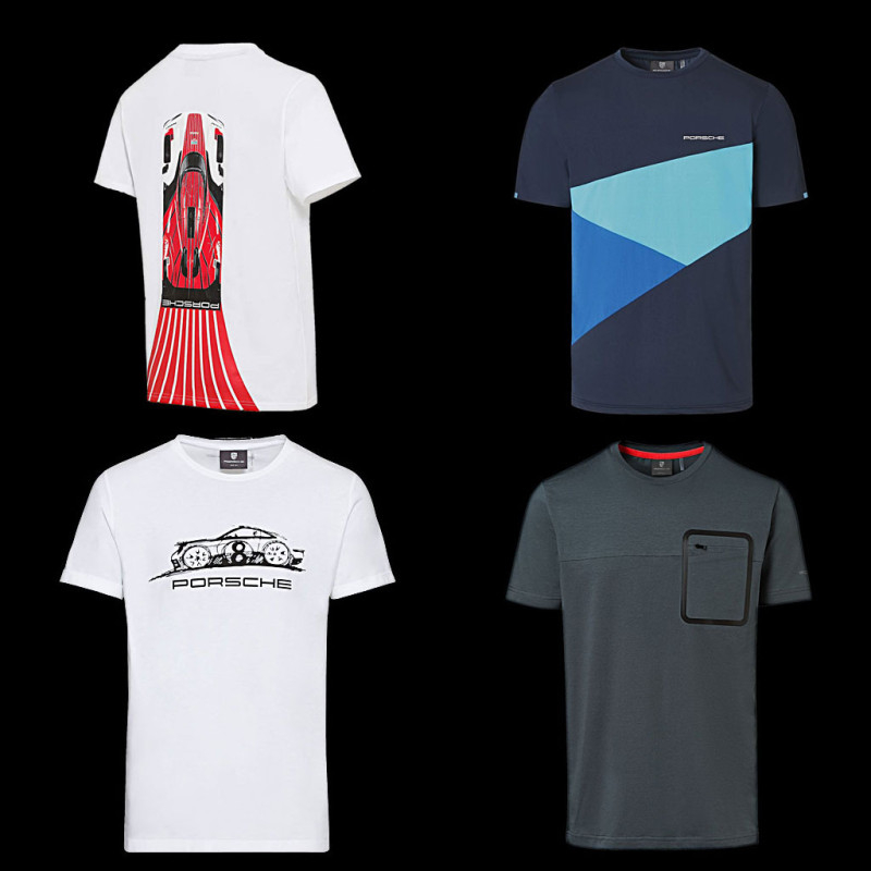 Set of 4 Porsche T-Shirt - Men