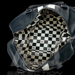 Très Grand Sac Cuir Jacky Ickx x 24h Le Mans Collection - Bleu marine 26976-1000