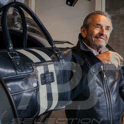 Sehr Große Ledertasche Jacky Ickx x 24h Le Mans Collection - Marineblau 26976-1000