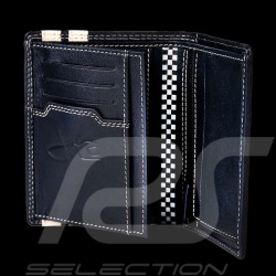 Wallet Jacky Ickx x 24h Le Mans Collection Navy Leather Blue 26977-1000