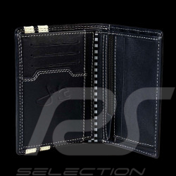 Wallet Jacky Ickx x 24h Le Mans Collection Navy Leather Blue 26977-1000