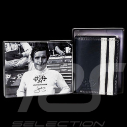 Brieftasche Jacky Ickx x 24h Le Mans Collection Leder Marineblau 26977-1000
